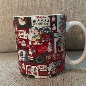 FAO Schwarz Christmas Mug with Santa Design